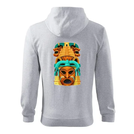 Mayová maska s pyramídou