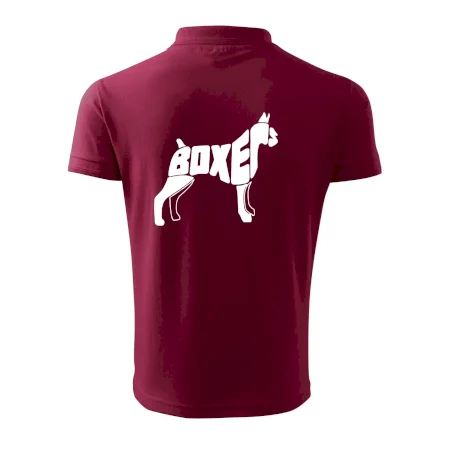 Boxer nápis v tele