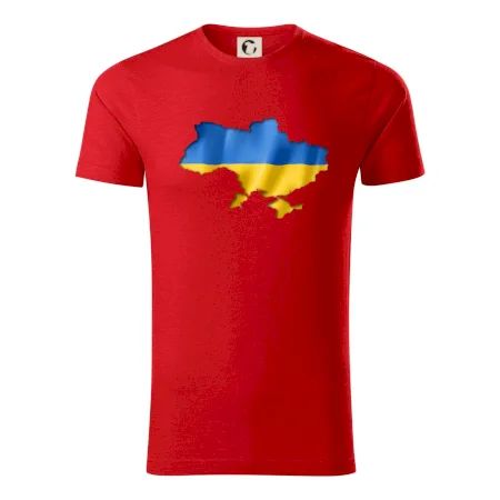 Ukrajina vlajka mapa