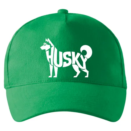 Husky nápis v tele