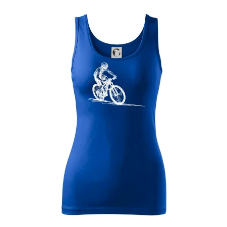 MTB kreslený cyklista