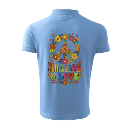 Peace and love - na výšku s květy