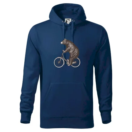 Medveď na bicykli