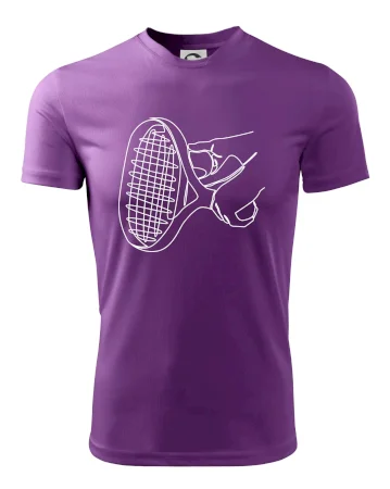 Tenisová raketa jedným ťahom