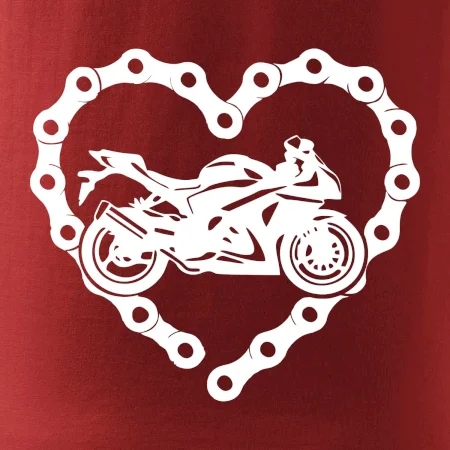 Moto srdce reťaz - superšport