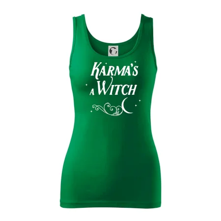 Karma's a Witch - nápis