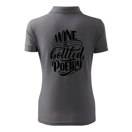 Wine is bottled poetry
