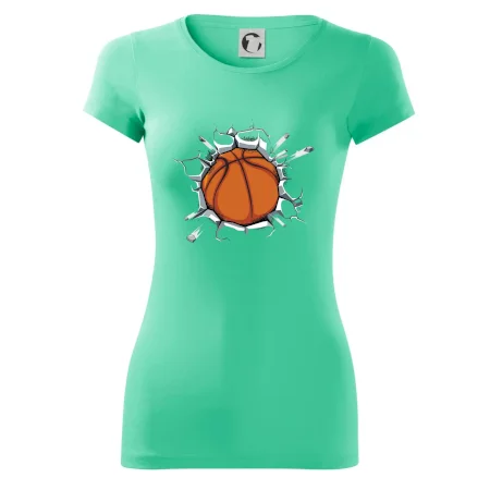 Basketbal lopta v triku