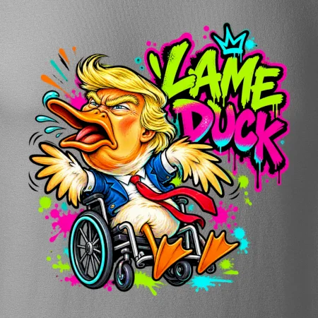 Trump lame duck graffiti