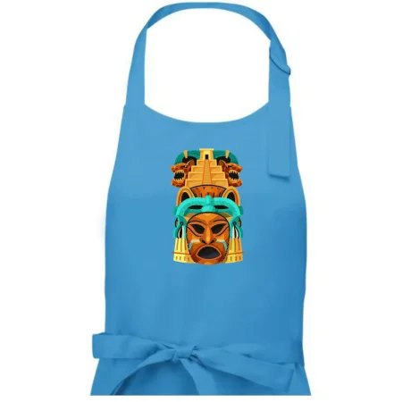 Mayová maska s pyramídou