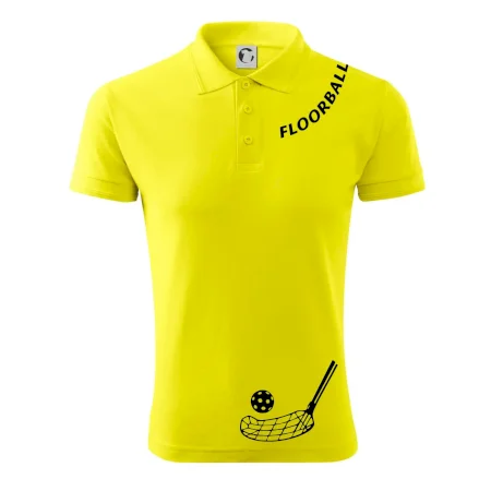 Floorball nápis šikmo