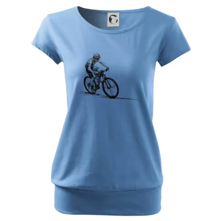 MTB kreslený cyklista