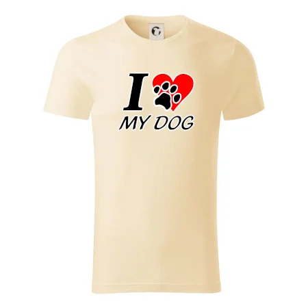 I love my dog - nápis
