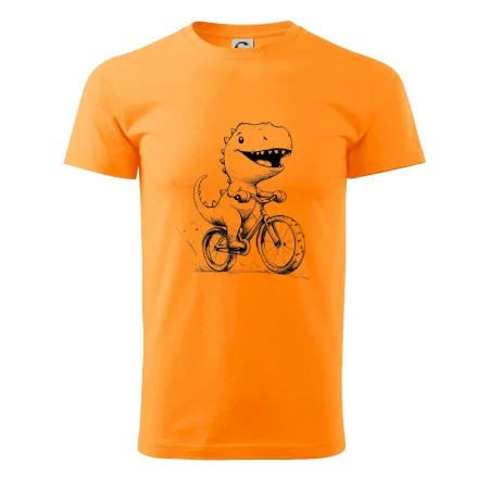 Roztomilý Dinosaurus na bicykli