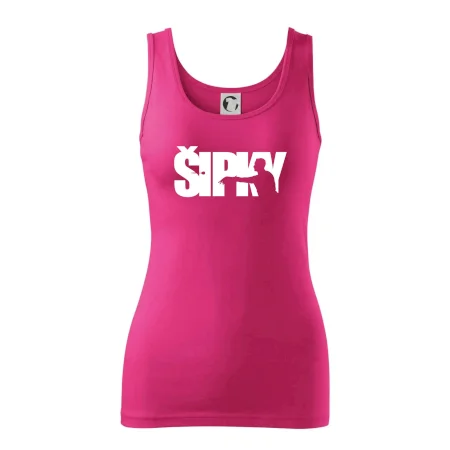 Šípky - nápis so šípkarom