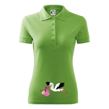 Bocian a bábätko - dievča (Hana-creative)