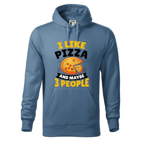 I like pizza and maybe 3 people
