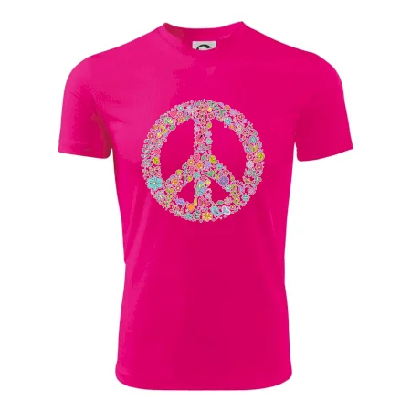 Peace symbol lístočky