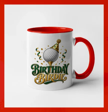 Narozeninové birdie s golfovým míčkem
