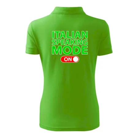 Italian speaking mode - ON