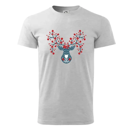 Folklór - jeleň s červenými plodmi