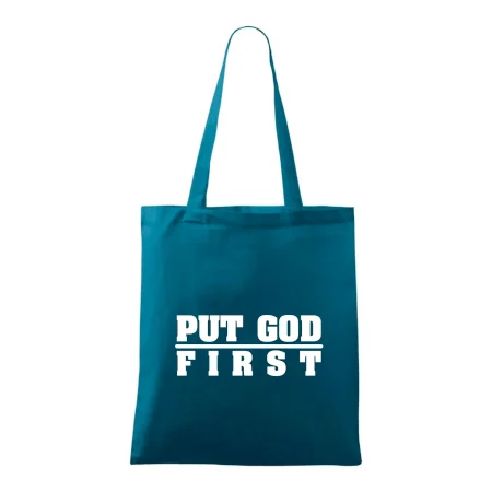 Put God first hrubý nápis