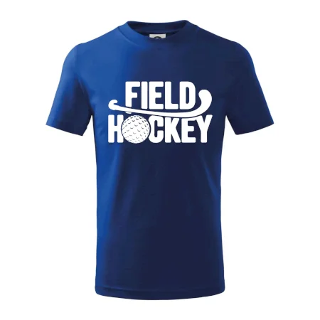 Field hockey loptička a nápis