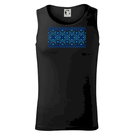 Ukrajinský vzor - modrý