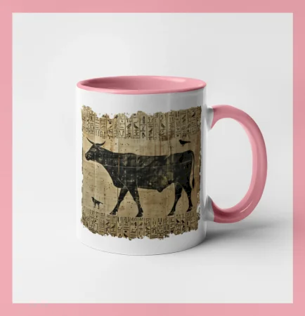Egyptské hieroglyfy krava