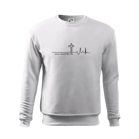 Jesus Saved My Life kríž ekg