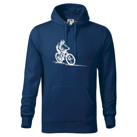MTB kreslený cyklista