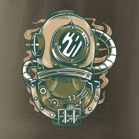 Starý potápačský skafander