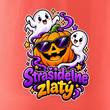 Strašidelne zlatý - veselá tekvica a duchovia