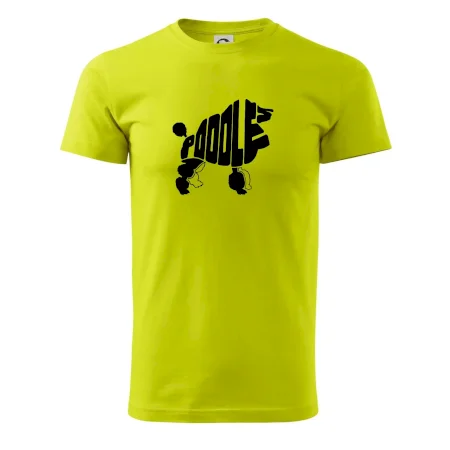 Pudel - nápis v tele