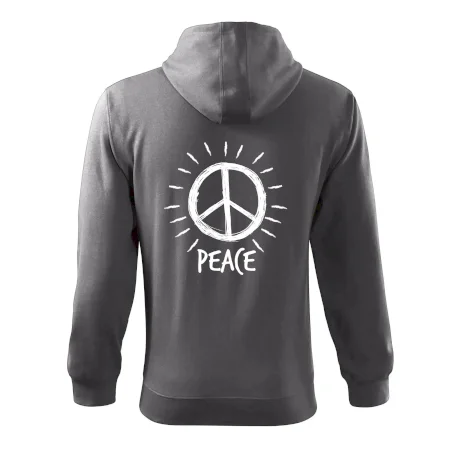 Peace symbol čiernobiely