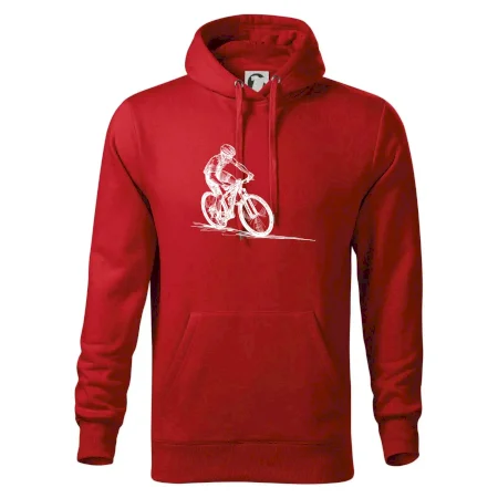 MTB kreslený cyklista