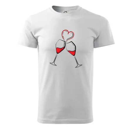 Víno je láska jednoduchý nákres