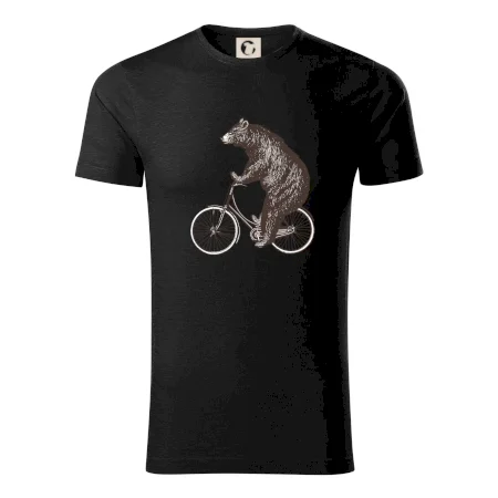 Medveď na bicykli