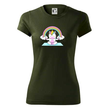 Yoga jednorožec - dúha