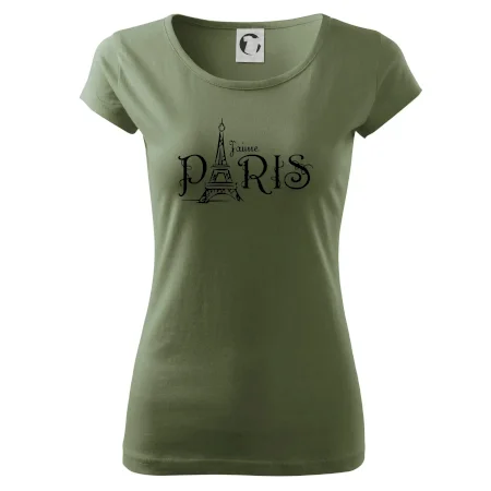 Paris nápis Eiffelovka rovný
