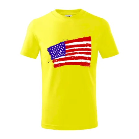 Americká vlajka ohnutá