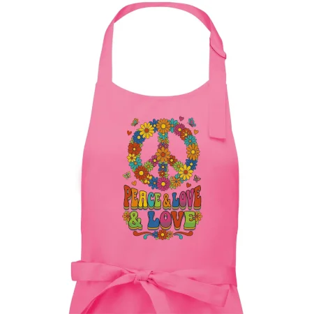 Peace and love - na výšku s květy