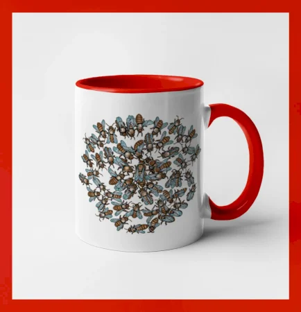Včelia rodinka kruh (Pecka Design)