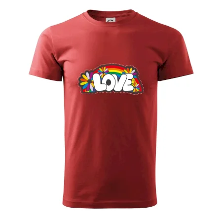 Love s dúhou v pozadí