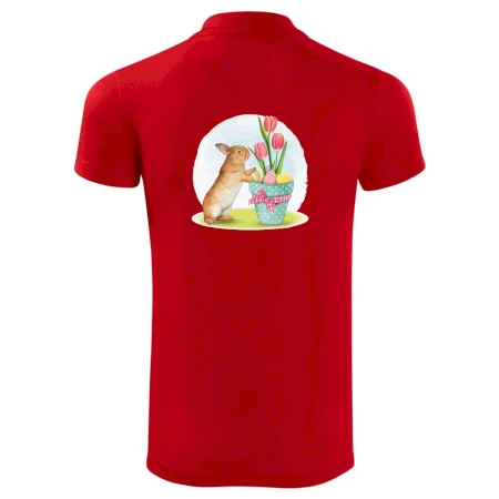 Veľkonočný zajačik tulipány