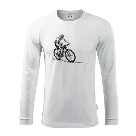 MTB kreslený cyklista