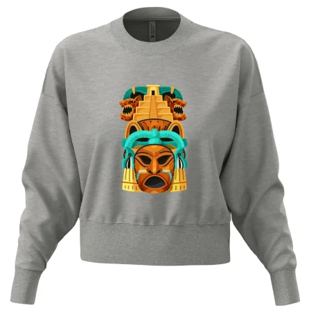 Mayová maska s pyramídou