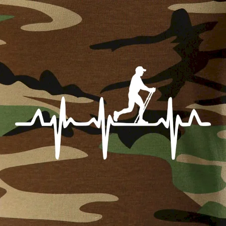 EKG nordic walking muž