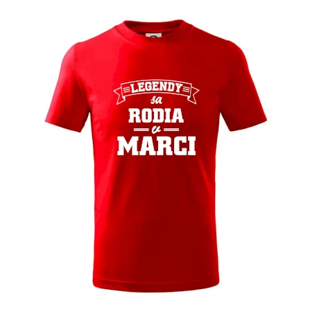Legendy sa rodia v marci