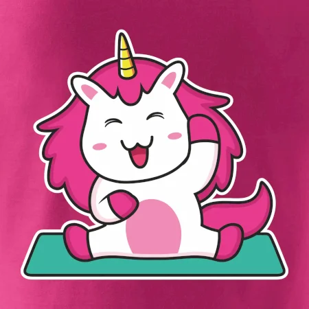 Yoga veselý jednorožec